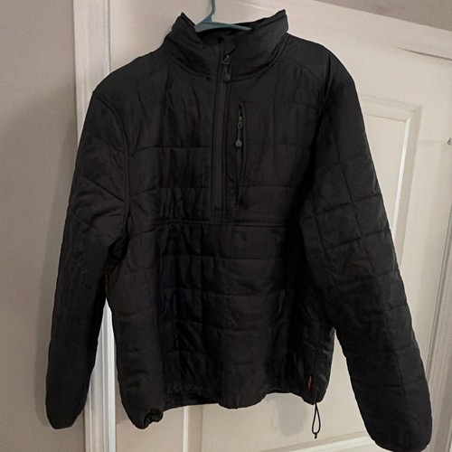 Lands' End, Lands' End Primaloft Black Quilted Insulated Puffer Jacket Men's L 42-44
