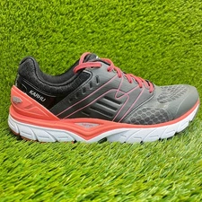 Karhu Fast 7 MRE Womens Size 9 Jet Black Coral Athletic Running Shoes Sneakers
