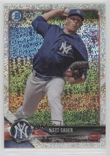 2018 Bowman Draft Chrome Sparkles Refractor Matt Sauer #BDC-184 2a9