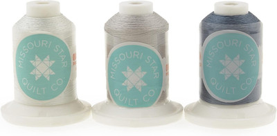 MISSOURI STAR QUILT Cotton Sewing Thread - Double Mercerized 50Wt - Heavy Duty A
