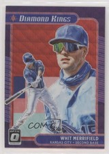2021 Panini Donruss Optic Diamond Kings Red Wave Prizm Whit Merrifield #9 0b3