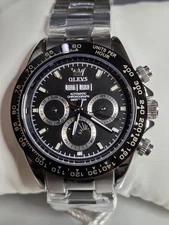 New OLEVS 42mm Men’s Watch Mechanical, Stainless Steel, Full lunar Calendar