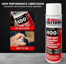 400-HD Heavy-Duty Garage Door Lubricant Spray &ndash; Rust Preventative with Long-Last
