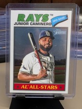 2026 Topps Heritage Chrome SP Junior Caminero RAYS 380