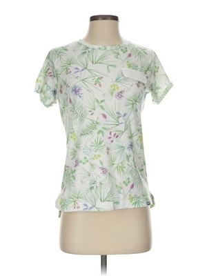 Helly Hansen Women Green Short Sleeve T-Shirt XS