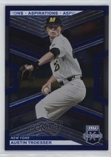 2023 Panini Elite Extra Edition Blue Aspirations /349 Austin Troesser #37 12zm