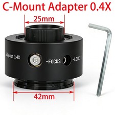 0.4X CTV mount Camera Adapter Reduction Lens for Olympus Trinocular Microscope