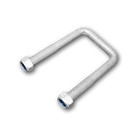 Ark 50mm x 125mm Win Post U Bolt Galvanised 2-Pack UB23G