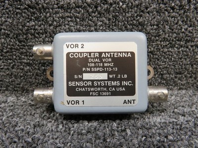SSPD-113-13 Sensor Systems Dual VOR Coupler Antenna