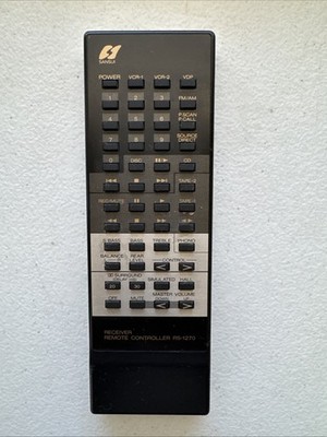 Genuine OEM Sansui RS-1270 Audio/Video Receiver Remote Control Tested & Working!
