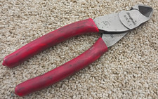 Snap-on Tools Usa Red Soft Grip 7 Diagonal Cutter Pliers 87acf 26257 Snap-on Tools Usa Red Soft Grip 7 Diagonal Cutter Pliers 87acf 26257