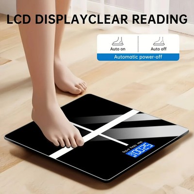 High-Precision Digital Scale: 396lb/180kg Capacity Large LCD