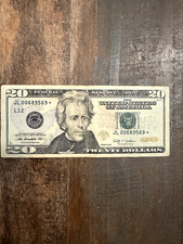 JL00689569* 2009 $20 DOLLAR NOTE ***STAR FANCY SERIAL***