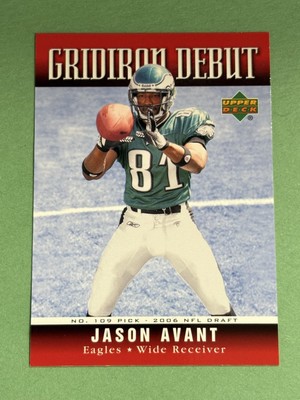 Jason Avant 2006 Upper Deck Gridiron Debut Philadelphia Eagles #1GD-AV T1162