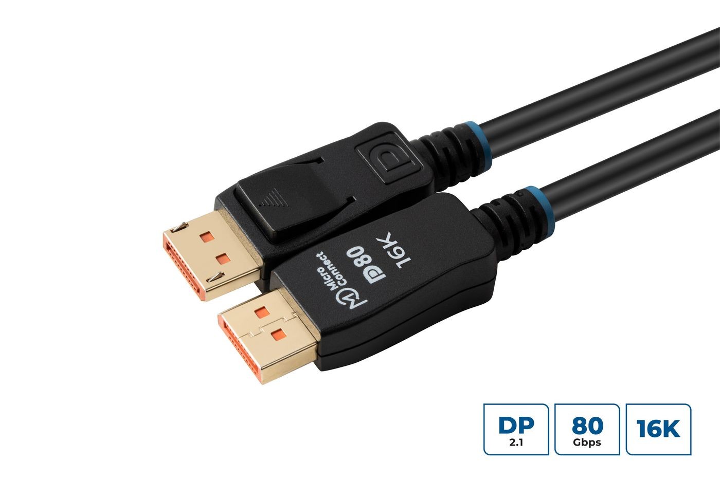 MicroConnect MC-DP-MMG-100V2.1 16K DisplayPort 2.1 80Gbps