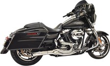 Bassani Mega 2-into-1 Full Exhaust System Chrome #1F61C Harley Davidson