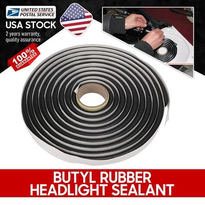 4M Butyl Tape Rubber Glue Adhesive Car Windshield Headlight Door Sealant Reseal