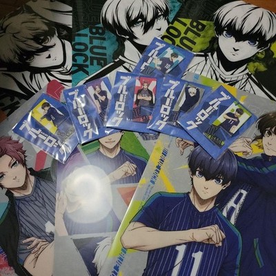 FamilyMart Blue Lock Clear File & Smartphone Stand, Used, Collectible
