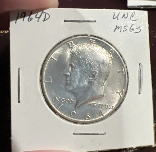 1964 D Kennedy Half Dollar.  Uncirculated