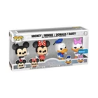 Funko Pop Disney 100 Set 4 Mickey Minnie Donald Daisy Vinyl Figures NEW Walmart