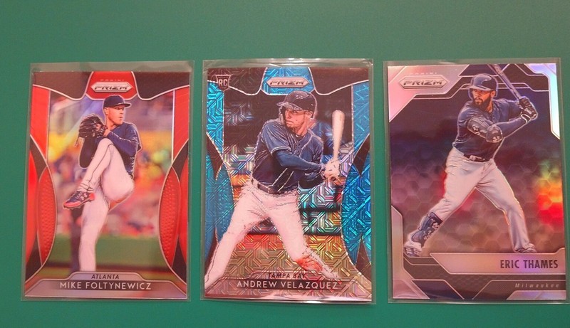 Prizm Parallel Lot (3) - Thames Refr., Foltynewicz Refr., Velazquez RC Blue /399