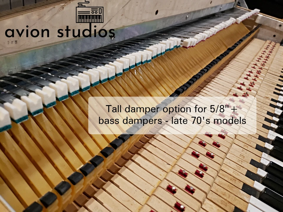 Fender Rhodes - Kit completo de piezas de restauración de acción - 73 llaves Foto 4 de 4