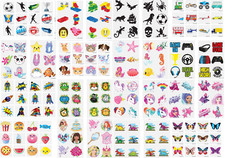 24 TEMPORARY TATTOOS Kids Party Bag Fillers Boys Girls Birthday Favours