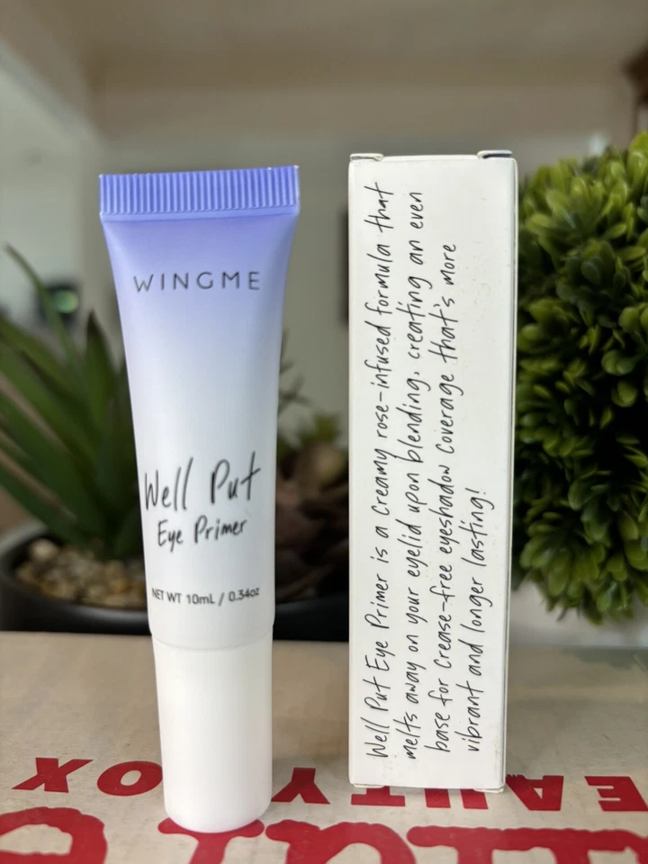 NEW IN BOX - Wingme Cosmetics Well Put Eye Primer- 0.34 oz / 10 mL (Full Size) - Image 2 of 3