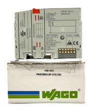 WAGO CORPORATION 750-343 PROFIBUS-DP ECO FIELDBUS COUPLER I/O MODULE