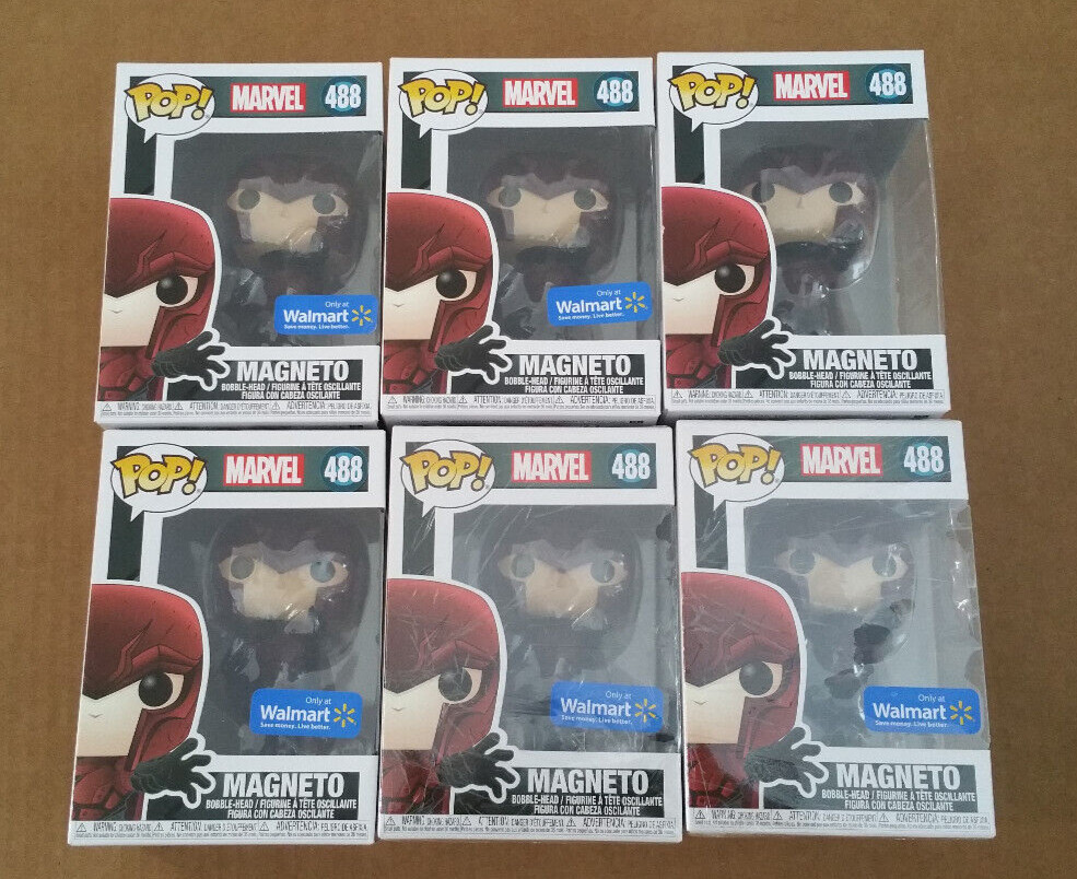 Funko Pop! Marvel Magneto Walmart Exclusive 488 X-Men Vinyl Figure -No Sticker