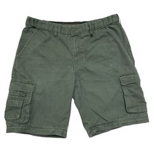 Boy Scouts of America Youth Size 20 Switchback Cargo Shorts BSA Green Canvas 10  