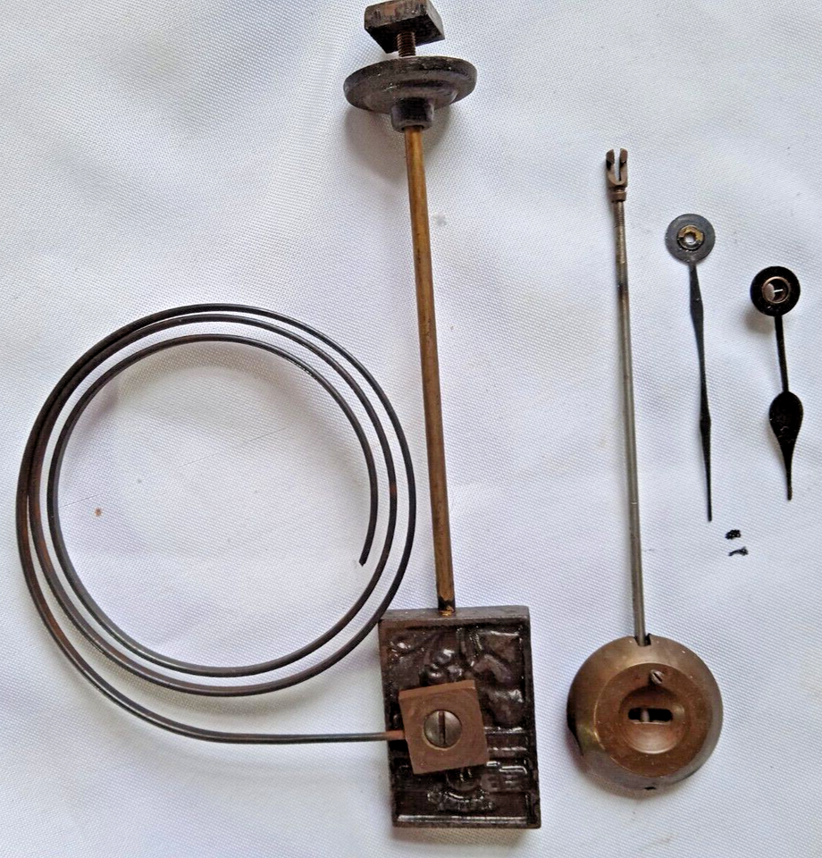 Kienzle 18cm mechanical clock movement PENDULUM & HANDS CHIME RING