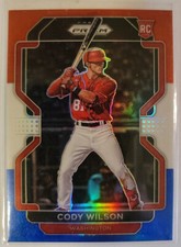 Cody Wilson ROOKIE  2022 Panini Prizm Red White Blue Washington Nationals #94
