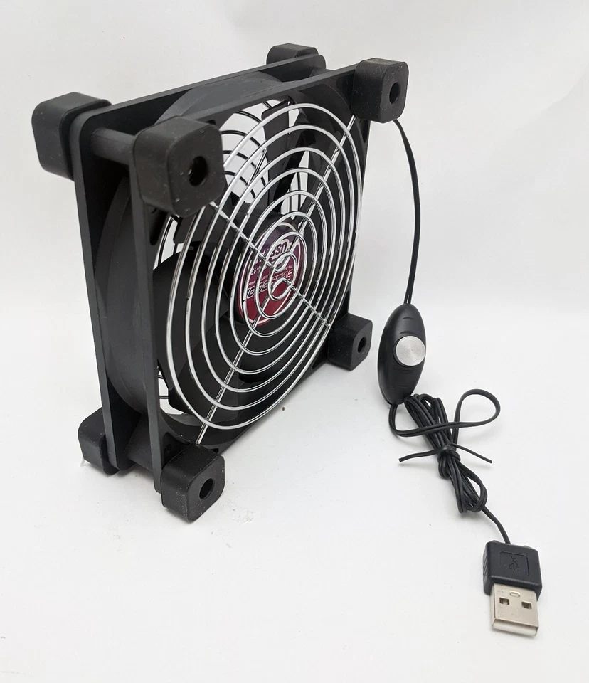 Evercool 120mm USB Powered NUC, Router, Amplifier, Console 2-Speed Cooling Fan - Image 3 of 4