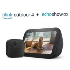 Blink Outdoor 4 one-camera system  Amazon Echo Show 5 3rd gen 
