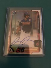 2015 Bowman Chrome Bobby Bradley Refractor Auto 333 /499 1st Bowman!