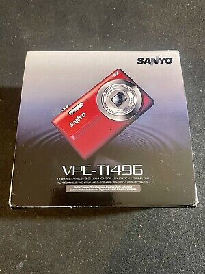 Sanyo VPC T1496 14.0MP Digital Camera - Red for sale online Sanyo VPC T1496 14.0MP Digital Camera - Red for sale online