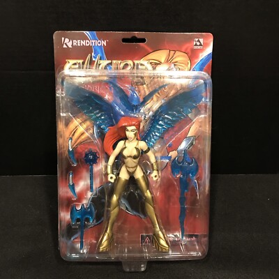 Allura Variant Action Figure Rendition (Avatar Press) 1998.  Black And Blue