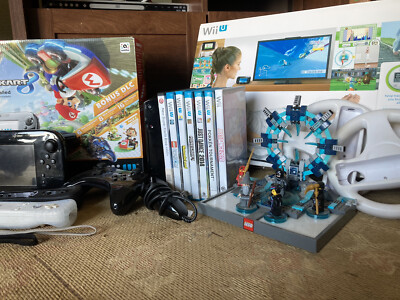 Wii U Premium Black with Mario Kart 8