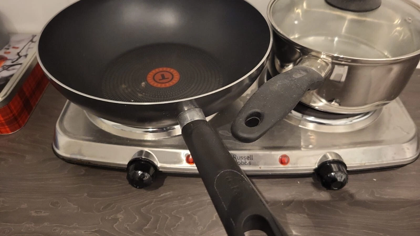 pots and pans set non stick Includes 2 Items