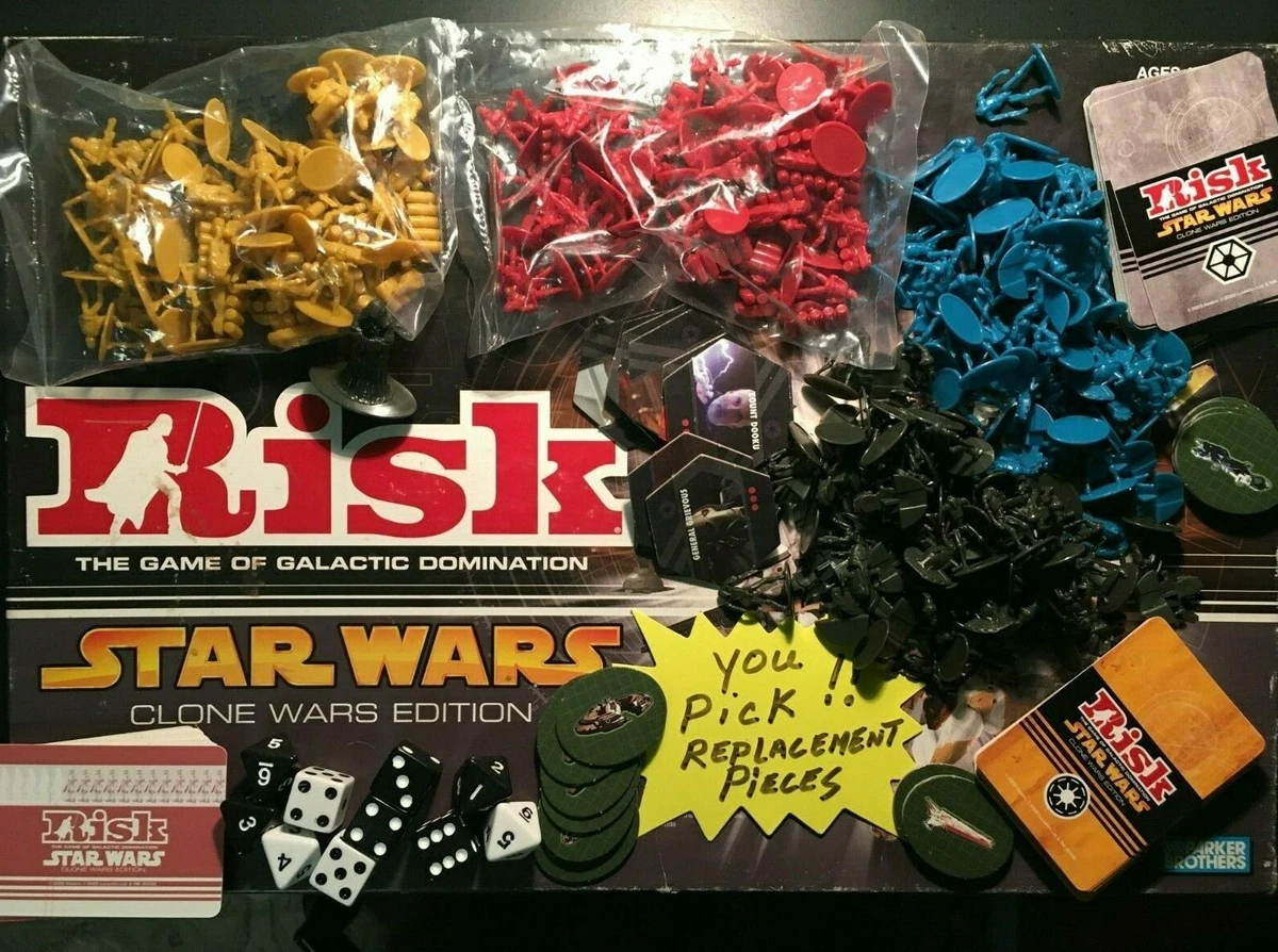 Parker Brothers Risk Pieces Risk 40th Anniversary Edition Replacement ...