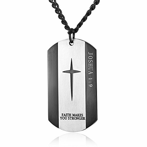 Cross Dog Tag Pendant Neckla | eBay