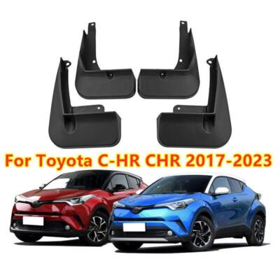 4Pcs Front Rear Splash Guards Mud Flaps Fender For Toyota C-HR CHR 2017-2023