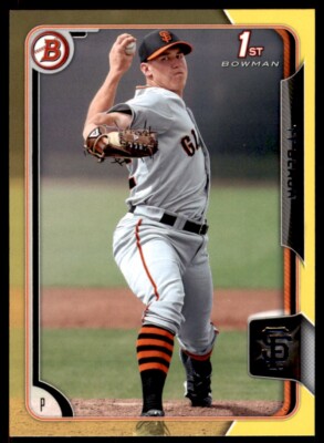 2015 Bowman Prospects Yellow #BP24 Ty Blach San Francisco Giants