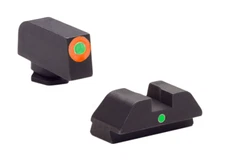 AmeriGlo i-Dot Sight set for Glock 42 43 43X 48 Black Green Tritium Orange GL205