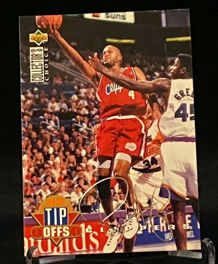 1994-95 Collector's Choice Tip Offs Silver Signature #177 Ron Harper Clippers
