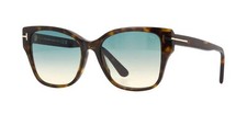Tom Ford ELSA FT 1108 Dark Havana/Blue Green Shaded 52P Sunglasses