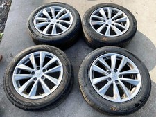 15-21 Infiniti Q50 Wheel Rim 25555r17 W Tires Set Of 4 Oem 15-21 Infiniti Q50 Wheel Rim 25555r17 W Tires Set Of 4 Oem