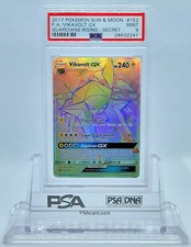 POKEMON GUARDIANS RISING VIKAVOLT GX #152 SECRET RARE HOLO PSA 9 MINT #28632241