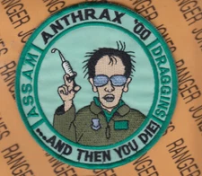 USAF Air Force 25th Fighter Sq FS ASSAM DRAGGINS 00' 3.75" patch c/e